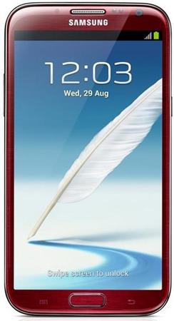 Смартфон Samsung Galaxy Note 2 GT-N7100 Red - Норильск