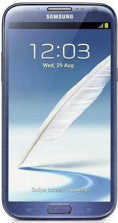Смартфон Samsung Galaxy Note 2 GT-N7100 Blue - Норильск