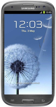 Смартфон Samsung Galaxy S3 GT-I9300 16Gb Titanium grey - Норильск